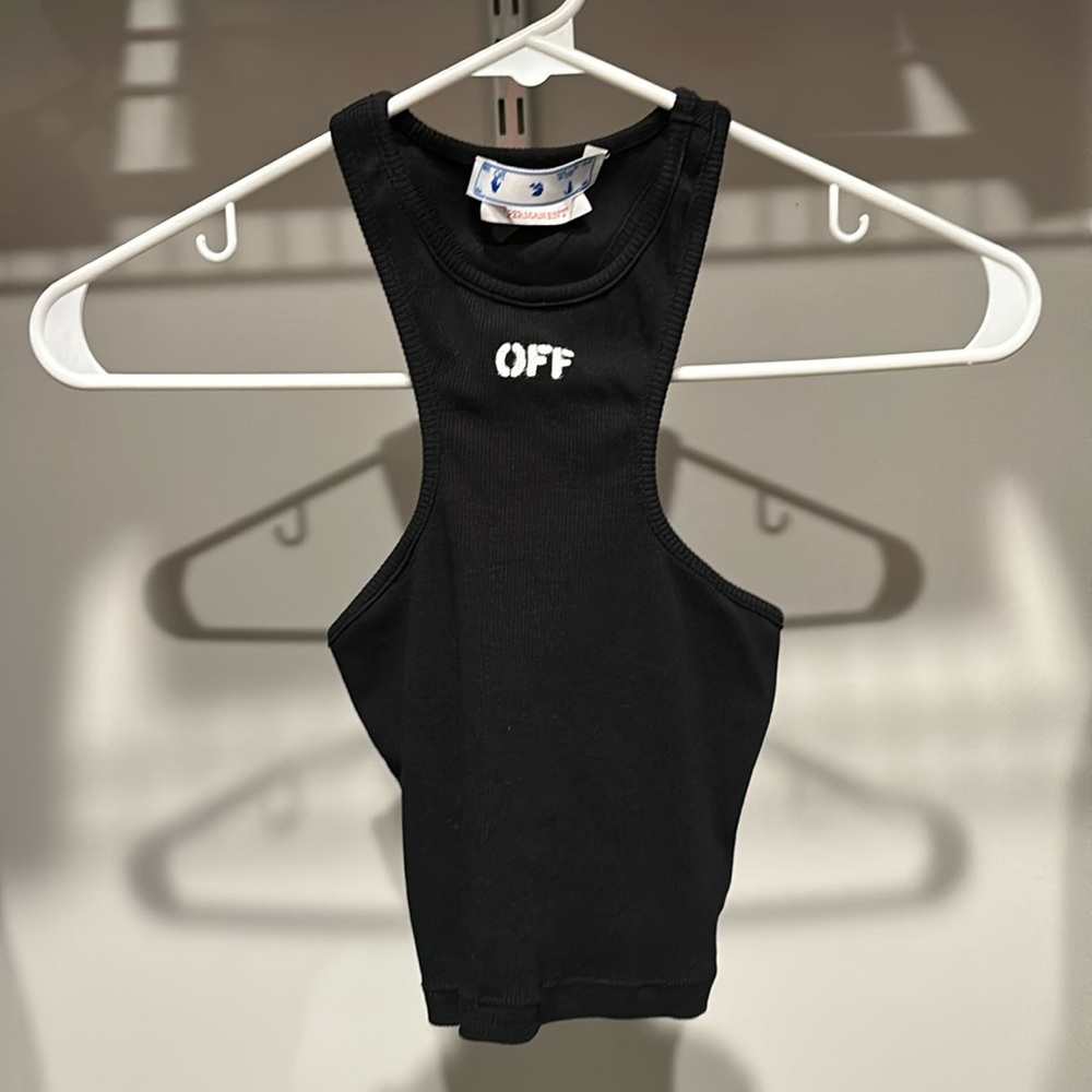 Off white tank top